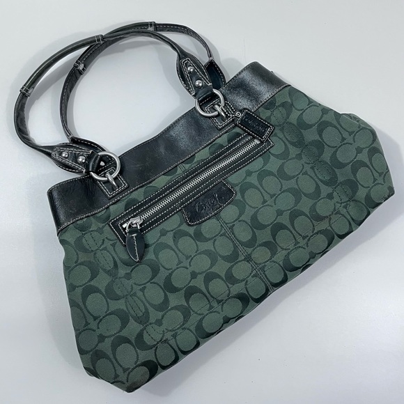Bags Coach C F172 Forest Green Shoulder Bag Poshmark